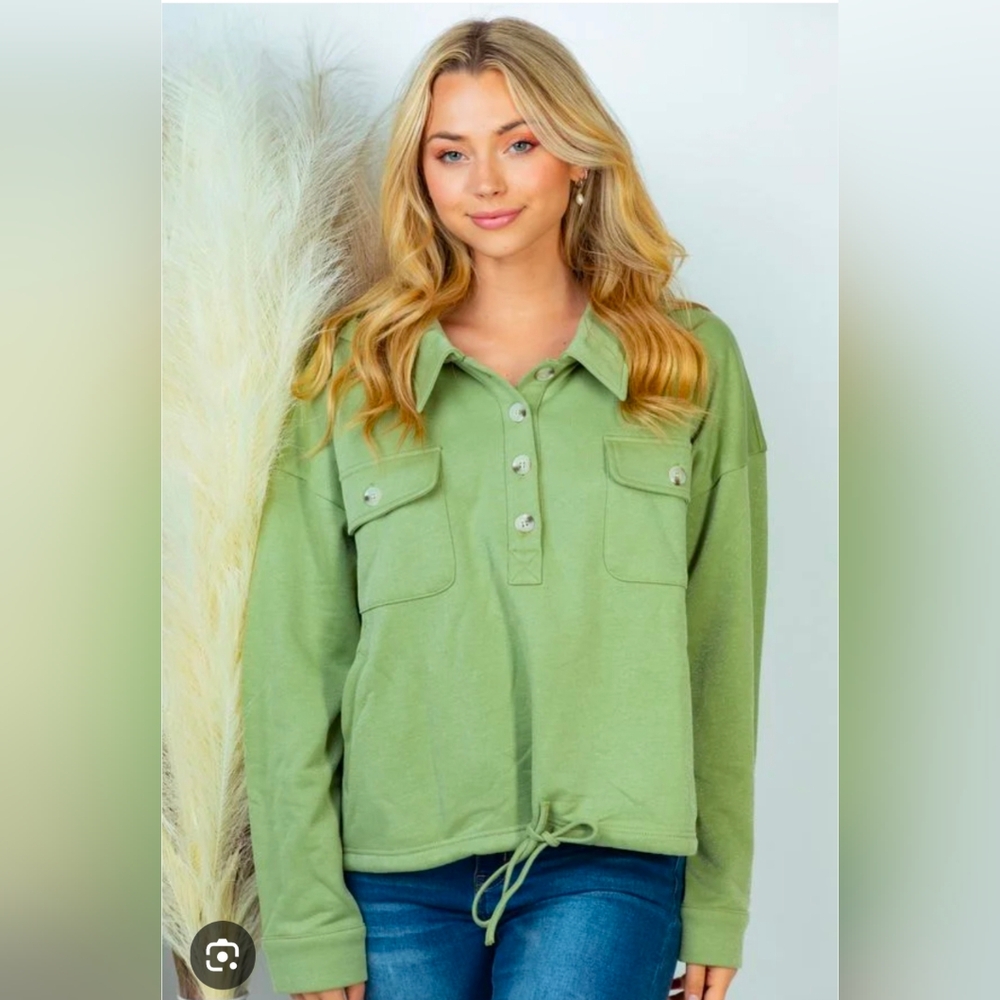 White Birch Black Label Terry sage green 💚 Hoodie - 2XL